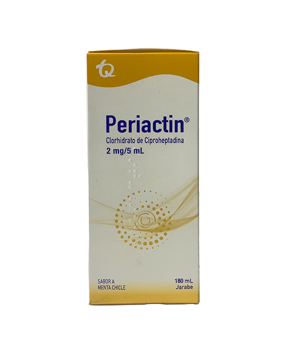 PERIACTIN JARABE MENTA-CHICLE 2MG/5ML FRASCO X 180 ML